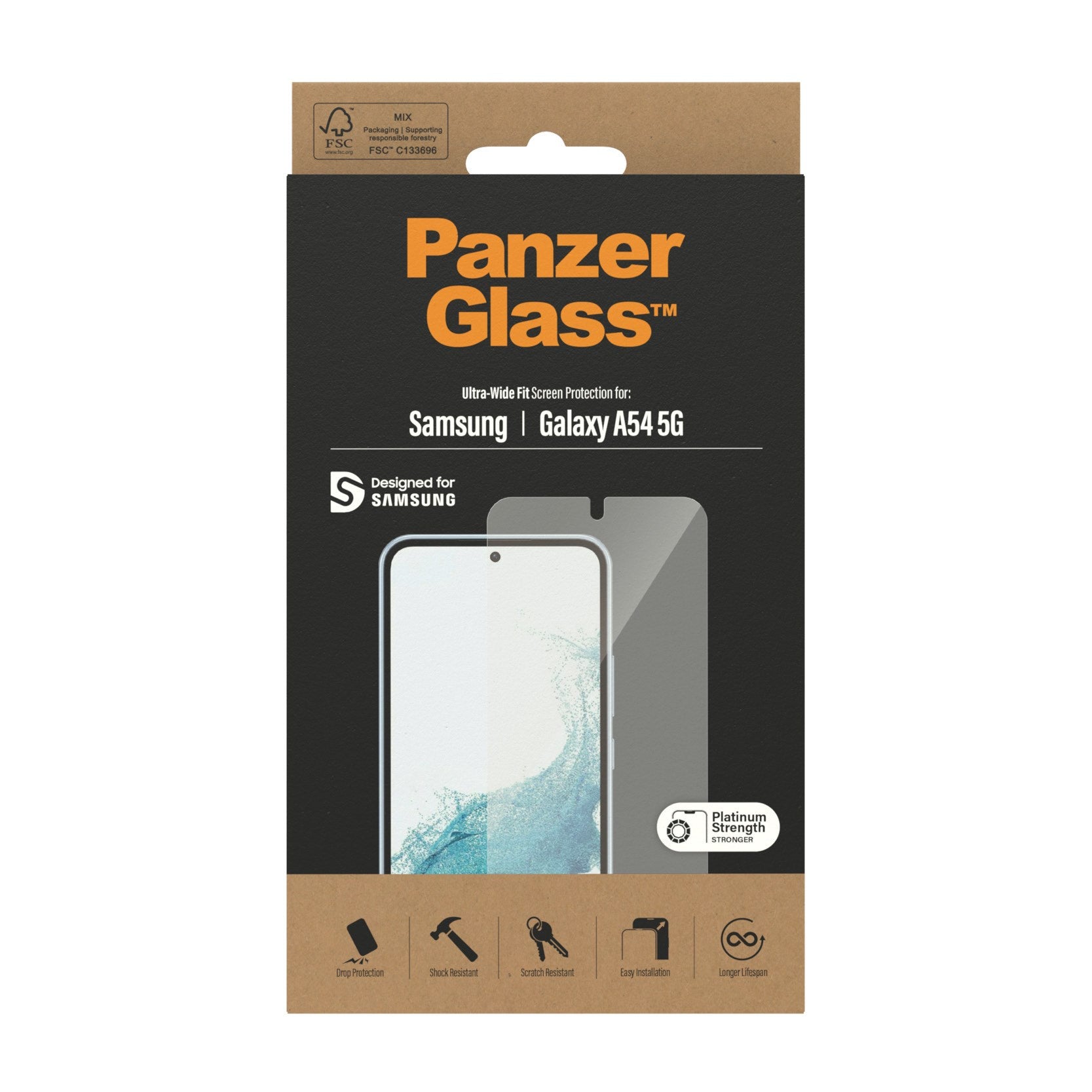 PanzerGlass® Displayschutz Samsung Galaxy A54 5G | Ultra-Wide Fit
